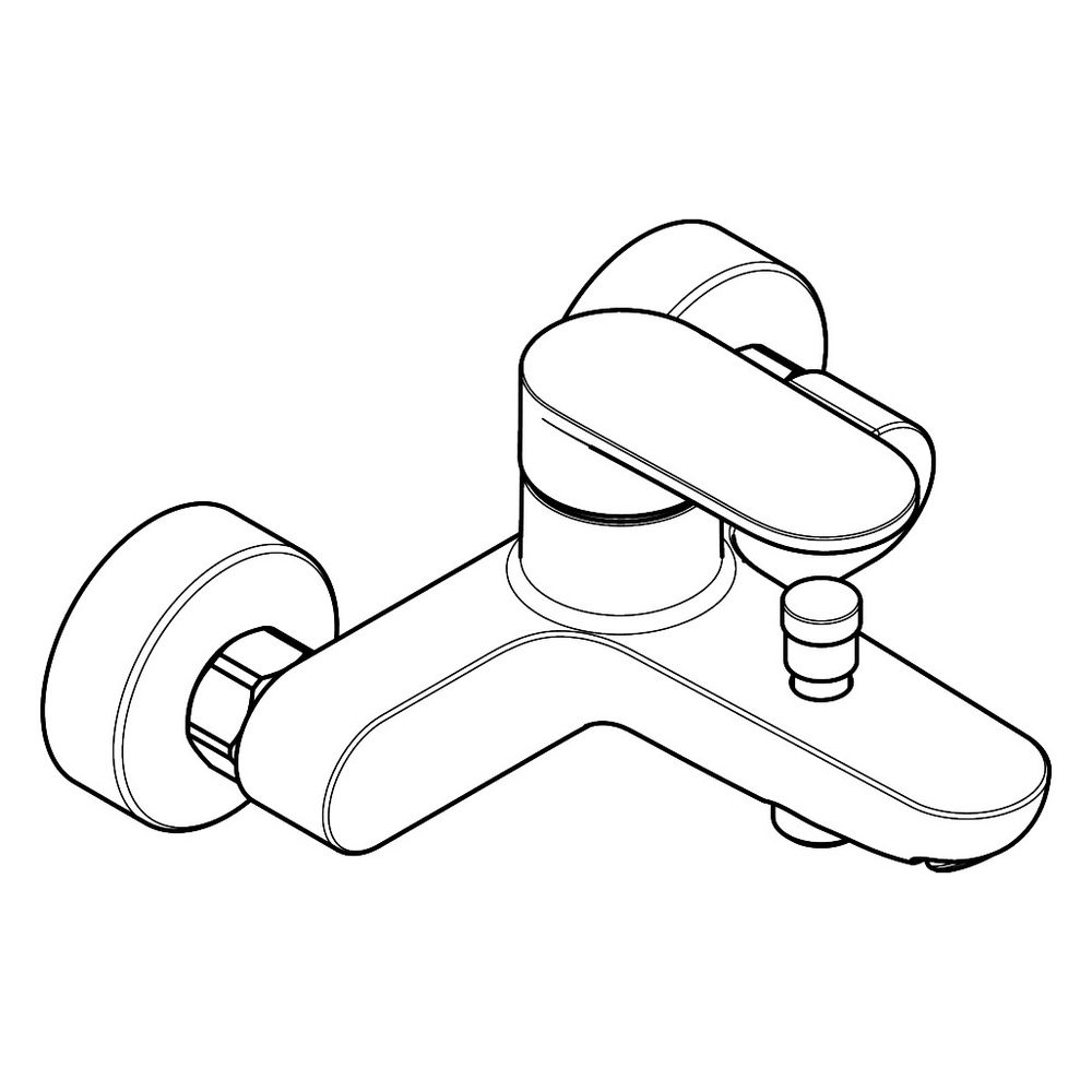 Hansgrohe Vernis Blend Einhebel-Wannenmischer Aufputz, Mattschwarz... HANSGROHE-71485670 4059625851692 (Abb. 2)