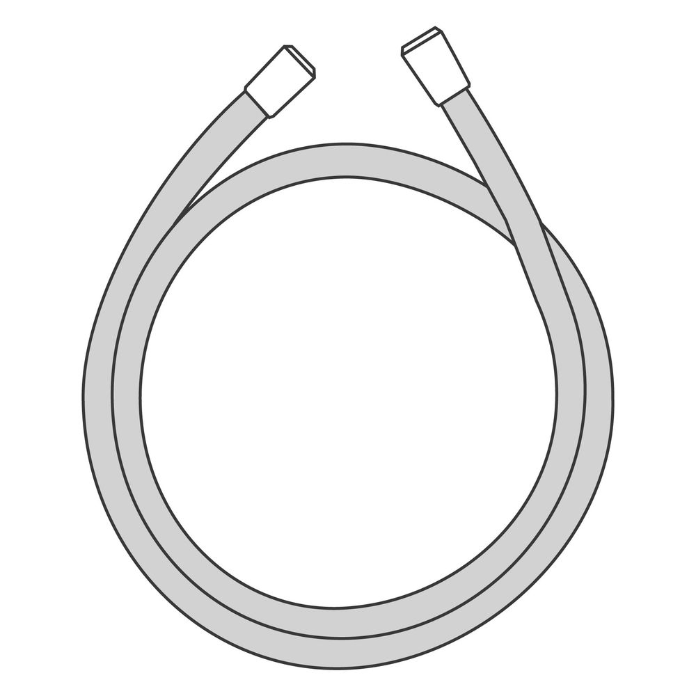 Hansgrohe AXOR Brausenschlauch für Starck Isiflex, 1600mm, G 1/2", 28286810... HANSGROHE-28286810 4011097276953 (Abb. 3)