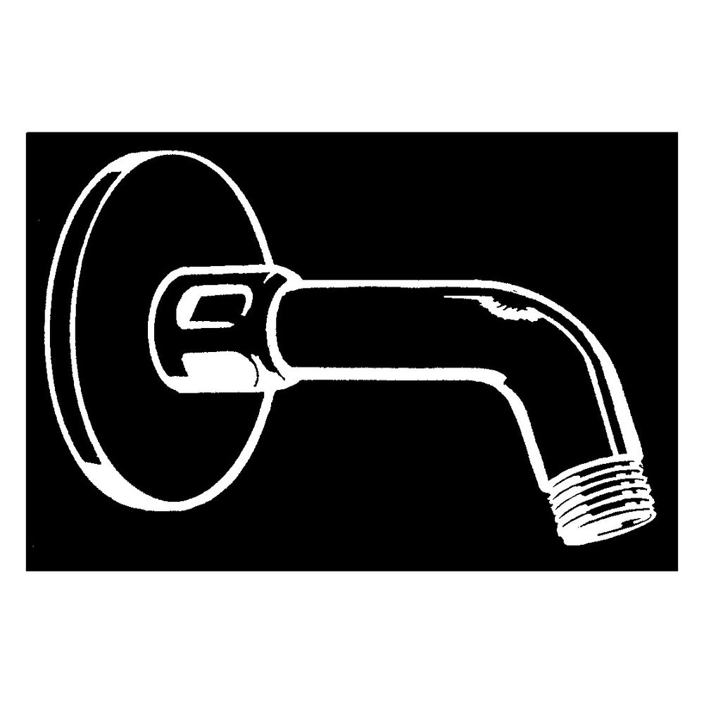Hansgrohe Brausearm 12,8cm, DN 15, Ausladung 45 Grad, Chrom... HANSGROHE-27411000 4011097112930 (Abb. 3)