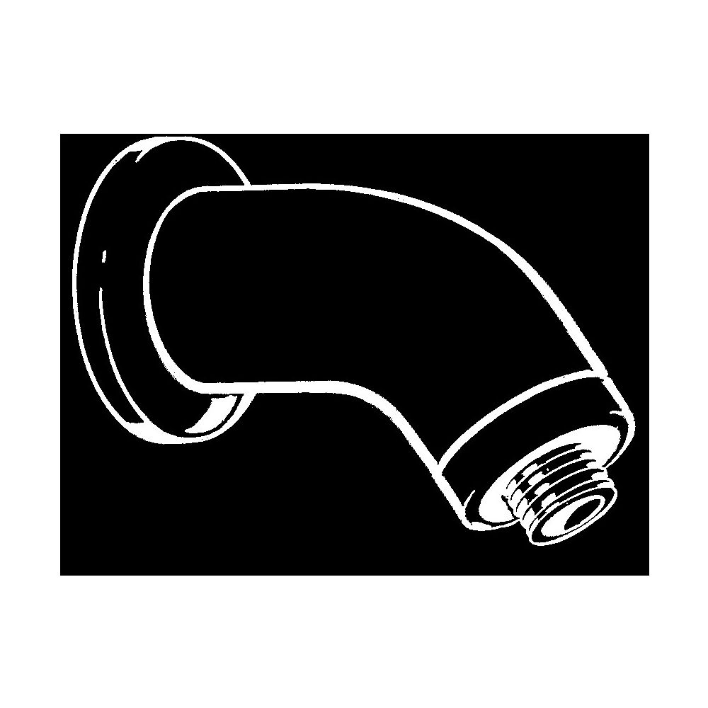 Hansgrohe Brausearm 100mm DN 15, Chrom passend zu allen Kopfbrausen... HANSGROHE-27438000 4011097113128 (Abb. 3)