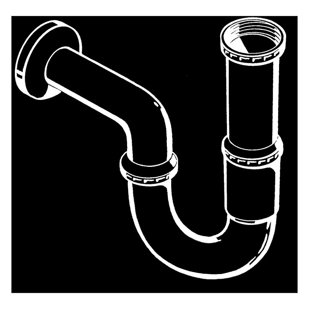 hansgrohe Röhrensifon DN 32, installationsfreundlich, Chrom... HANSGROHE-53010000 4011097123936 (Abb. 4)
