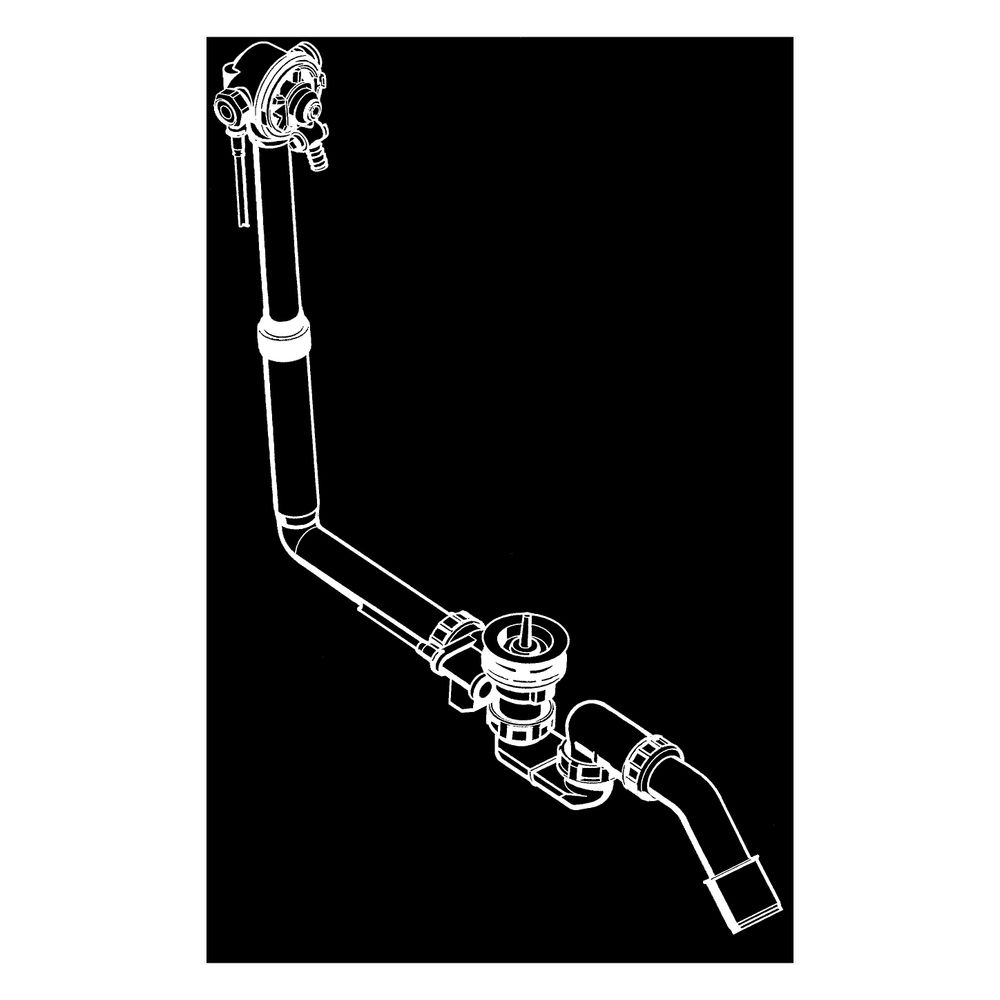 hansgrohe Exafill Grundkörper Wanneneinlauf, Ablauf-, Überlaufgarnitur für Normalwa... HANSGROHE-58125180 4011097140223 (Abb. 4)
