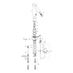 Hansgrohe AXOR Starck Elektronik-Waschtischmischer, 5l/min, Temperaturvoreinstellun... HANSGROHE-10145000 4011097545639 (Abb. 1)