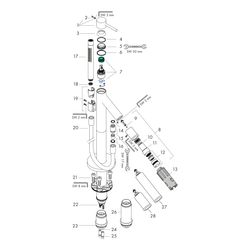 Hansgrohe AXOR Starck Einhebel-Wannenmischer bodenstehend, 18l/min, Pin-Griff, Poli... HANSGROHE-10456990 4011097848723 (Abb. 1)
