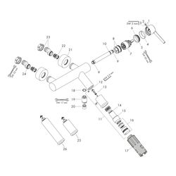 Hansgrohe AXOR Starck Einhebel-Wannenmischer Aufputz, 18l/min, Hebelgriff, Chrom... HANSGROHE-10465000 4011097815855 (Abb. 1)