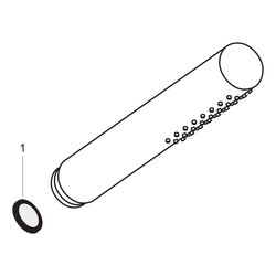 Hansgrohe AXOR Starck Stabhandbrause, 8l/min, 1jet EcoSmart, Brushed Brass... HANSGROHE-10531950 4011097820835 (Abb. 1)