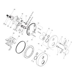 Hansgrohe AXOR Starck Thermostat Unterputz, 29l/min, Ab- und Umstellventil, Chrom... HANSGROHE-10720000 4011097338101 (Abb. 1)