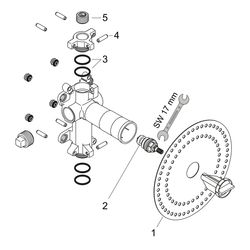 Hansgrohe AXOR ShowerSolutions Grundkörper für Absperrventil 120x120mm Unterputz, D... HANSGROHE-10971180 4011097594279 (Abb. 1)