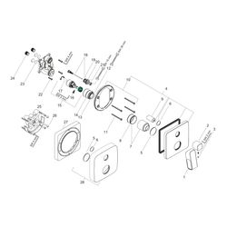 Hansgrohe AXOR Urquiola Einhebel-Wannenmischer, 22l/min, Unterputz, 2 Verbraucher, ... HANSGROHE-11425000 4011097598604 (Abb. 1)