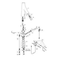 Hansgrohe AXOR Starck Organic Elektronik-Waschtischmischer, 5l/min, Temperaturregul... HANSGROHE-12171000 4011097760797 (Abb. 1)
