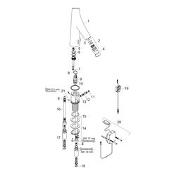 Hansgrohe AXOR Starck Organic Elektronik-Waschtischmischer, 5l/min, Temperaturvorei... HANSGROHE-12174000 4011097760766 (Abb. 1)