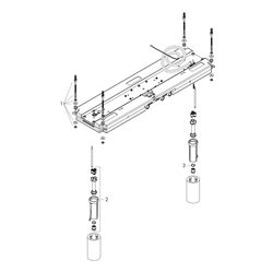 Hansgrohe AXOR ShowerSolutions Grundkörper für ShowerHeaven 1200x300mm, 4jet, Licht... HANSGROHE-12922180 4059625521656 (Abb. 1)