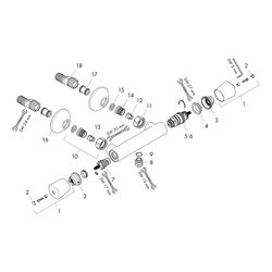 hansgrohe Ecostat universal Brausethermostat Aufputz DN 15, Chrom... HANSGROHE-13122000 4011097739205 (Abb. 1)