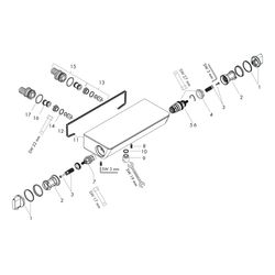 hansgrohe Ecostat Select Brausethermostat Aufputz DN 15, Chrom... HANSGROHE-13161000 4011097661315 (Abb. 1)