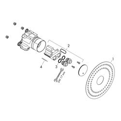 Hansgrohe AXOR Grundkörper für Waschtischmischer Unterputz für Wandmontage Select, ... HANSGROHE-13625180 4059625329764 (Abb. 1)