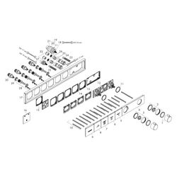 Hansgrohe RainSelect Thermostat Unterputz, 38l/min, für 4 Verbraucher, Brushed Blac... HANSGROHE-15382340 4059625241974 (Abb. 1)