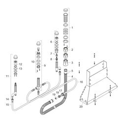 Hansgrohe AXOR Grundkörper für 4-Loch Wannenrandarmatur, Secuflexbox, DN 15... HANSGROHE-15480180 4059625077498 (Abb. 1)