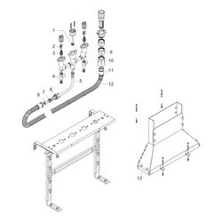 Hansgrohe AXOR Grundkörper für 4-Loch Fliesenrandarmatur, Secuflexbox, 1,10m Auszie... HANSGROHE-15481180 4059625077528 (Abb. 1)