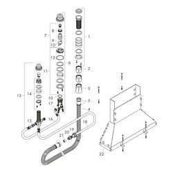 Hansgrohe AXOR 3-Loch Wannenarmatur Grundkörper für Wannenrandmontage, Secubox, DN ... HANSGROHE-15485180 4059625077627 (Abb. 1)
