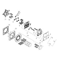 hansgrohe Shower Select Comfort E Ventil Unterputz, Mattschwarz für 3 Verbraucher... HANSGROHE-15573670 4059625465837 (Abb. 1)