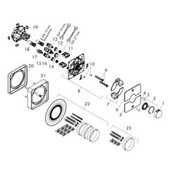 Hansgrohe ShowerSelect Comfort Q Thermostat Unterputz, 22,1l/min, für 2 Verbraucher... HANSGROHE-15583140 4059625466698 (Abb. 1)
