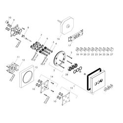 hansgrohe Shower Select Ventil Unterputz Mattweiß für 3 Verbraucher... HANSGROHE-15764700 4059625355732 (Abb. 1)
