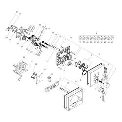 hansgrohe Shower Select Thermostat Unterputz Chrom für 2 Verbraucher mit Schlauchan... HANSGROHE-15765000 4011097719825 (Abb. 1)