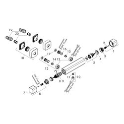 hansgrohe Thermostat Aufputz Ecostat E Brause, Chrom... HANSGROHE-15773000 4059625196076 (Abb. 1)