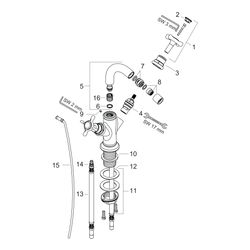 Hansgrohe AXOR Montreux 2-Griff Bidetarmatur, 7,5l/min, Kreuzgriffen, Zugstangen-Ab... HANSGROHE-16520820 4011097515373 (Abb. 1)