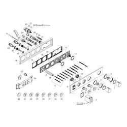 Hansgrohe AXOR ShowerSolutions Thermostatmodul Select 460x90mm, Unterputz für 2 Ver... HANSGROHE-18355140 4059625169025 (Abb. 1)