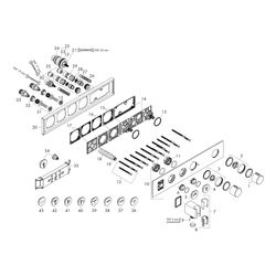Hansgrohe AXOR ShowerSolutions Thermostatmodul Select 460x90mm, Unterputz für 2 Ver... HANSGROHE-18355330 4059625169094 (Abb. 1)