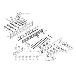 Hansgrohe AXOR ShowerSolutions Thermostatmodul Select 530x90mm, Unterputz für 3 Ver... HANSGROHE-18356950 4059625180242 (Abb. 1)