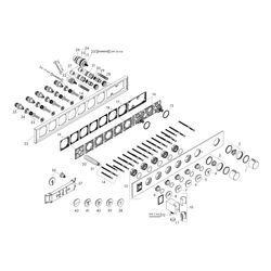 Hansgrohe AXOR ShowerSolutions Thermostatmodul Select 670x90mm, Unterputz für 5 Ver... HANSGROHE-18358820 4059625168905 (Abb. 1)