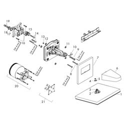 Hansgrohe Pulsify E Kopfbrause 260mm 2jet 8l/min EcoSmart mit Wandanschluss, Mattwe... HANSGROHE-24351700 4059625410547 (Abb. 1)