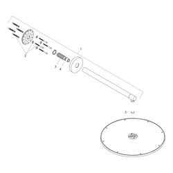Hansgrohe AXOR ShowerSolutions Kopfbrause 350mm, 27,8l/min, 1jet, Brausearm, Brushe... HANSGROHE-26034820 4059625030158 (Abb. 1)
