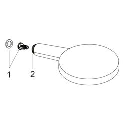 Hansgrohe AXOR ShowerSolutions Handbrause 120mm, 13,4l/min, 3jet, Mattschwarz... HANSGROHE-26050670 4059625411834 (Abb. 1)
