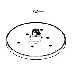 hansgrohe Vernis Blend Kopfbrause 200mm 1jet LowPressure 2,8l/min bei 0,2bar, Chrom... HANSGROHE-26095000 4059625302491 (Abb. 1)