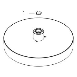 hansgrohe Rainfinity Kopfbrause 360mm 1jet 20,3l/min, Gold poliert... HANSGROHE-26231990 4059625264881 (Abb. 1)