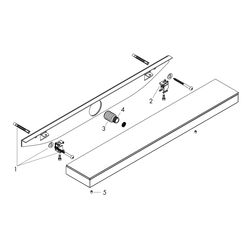 hansgrohe Rainfinity Schulterbrause 500mm 1jet Schwarz/Chrom gebürstet mit Duschabl... HANSGROHE-26243340 4059625442975 (Abb. 1)