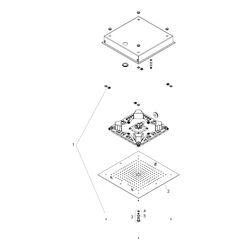 hansgrohe Raindance E Kopfbrause 400mm 1jet 8l/min EcoSmart Deckenintegriert, Chrom... HANSGROHE-26253000 4011097975689 (Abb. 1)