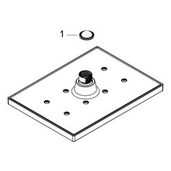 hansgrohe Vernis Shape Kopfbrause 230mm 1jet 12,4l/min, Chrom... HANSGROHE-26281000 4059625302156 (Abb. 1)