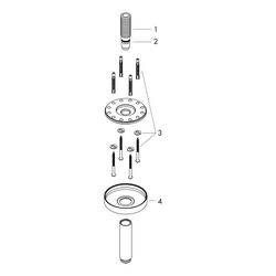 Hansgrohe AXOR ShowerSolutions Deckenanschluss 100mm, DN 15, G 1/2", Brushed Nickel... HANSGROHE-26432820 4059625030066 (Abb. 1)