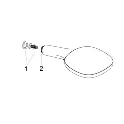 hansgrohe Raindance Select E Handbrause 120mm 3jet 14,4l/min, Mattschwarz... HANSGROHE-26520670 4059625230817 (Abb. 1)
