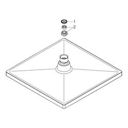 hansgrohe Crometta E Kopfbrause 240mm 1jet 6,5l/min EcoSmart, Chrom... HANSGROHE-26727000 4011097770932 (Abb. 1)