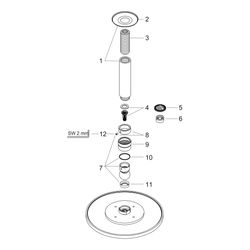 hansgrohe Raindance S Kopfbrause 240mm 1jet 9l/min EcoSmart mit Deckenanschluss, Ch... HANSGROHE-27463000 4011097528229 (Abb. 1)