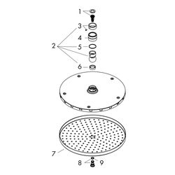 hansgrohe Raindance S Kopfbrause 240mm 1jet 18,1l/min PowderRain, Mattweiß... HANSGROHE-27623700 4059625340011 (Abb. 1)