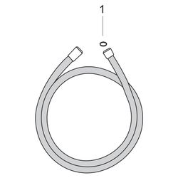 Hansgrohe AXOR ShowerSolutions Metalleffekt Brauseschlauch 125cm, zylindrischen Mut... HANSGROHE-28282330 4011097840178 (Abb. 1)