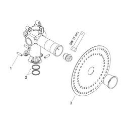 Hansgrohe AXOR ShowerSolutions Grundkörper für Brausemodul 120x120mm Unterputz, Ein... HANSGROHE-28486180 4011097603308 (Abb. 1)