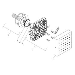 Hansgrohe AXOR ShowerSolutions Brausemodul 120x120mm, Unterputz, 5,3l/min, eckig, B... HANSGROHE-28491340 4011097849010 (Abb. 1)