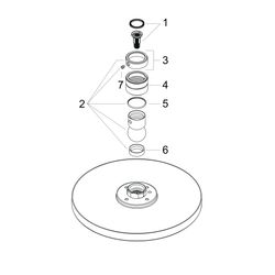 Hansgrohe AXOR Starck Kopfbrause 240mm, 19,8l/min, 1jet, Edelstahl Optic... HANSGROHE-28494800 4011097434032 (Abb. 1)